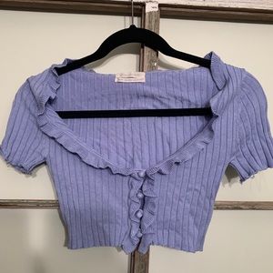 Urban outfitters sweater crop top